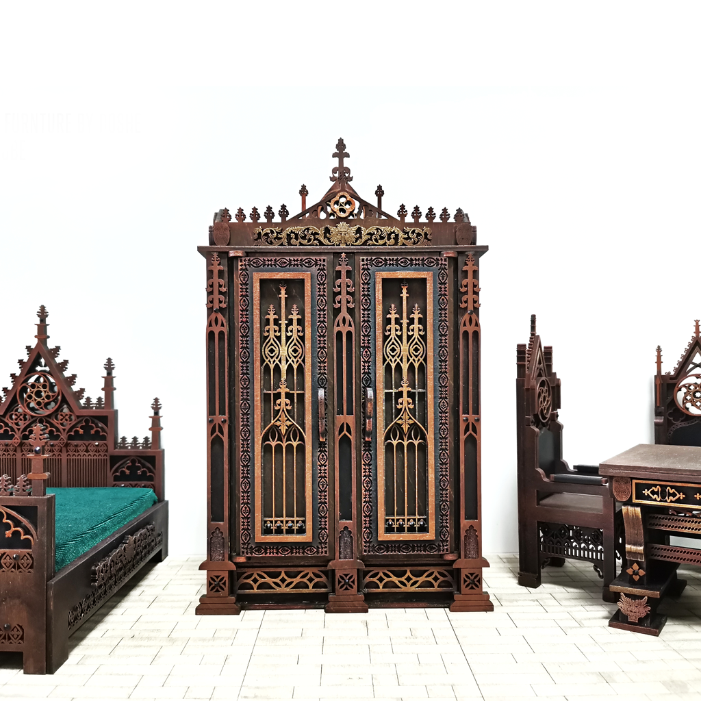 Gothic Dollhouse furniture