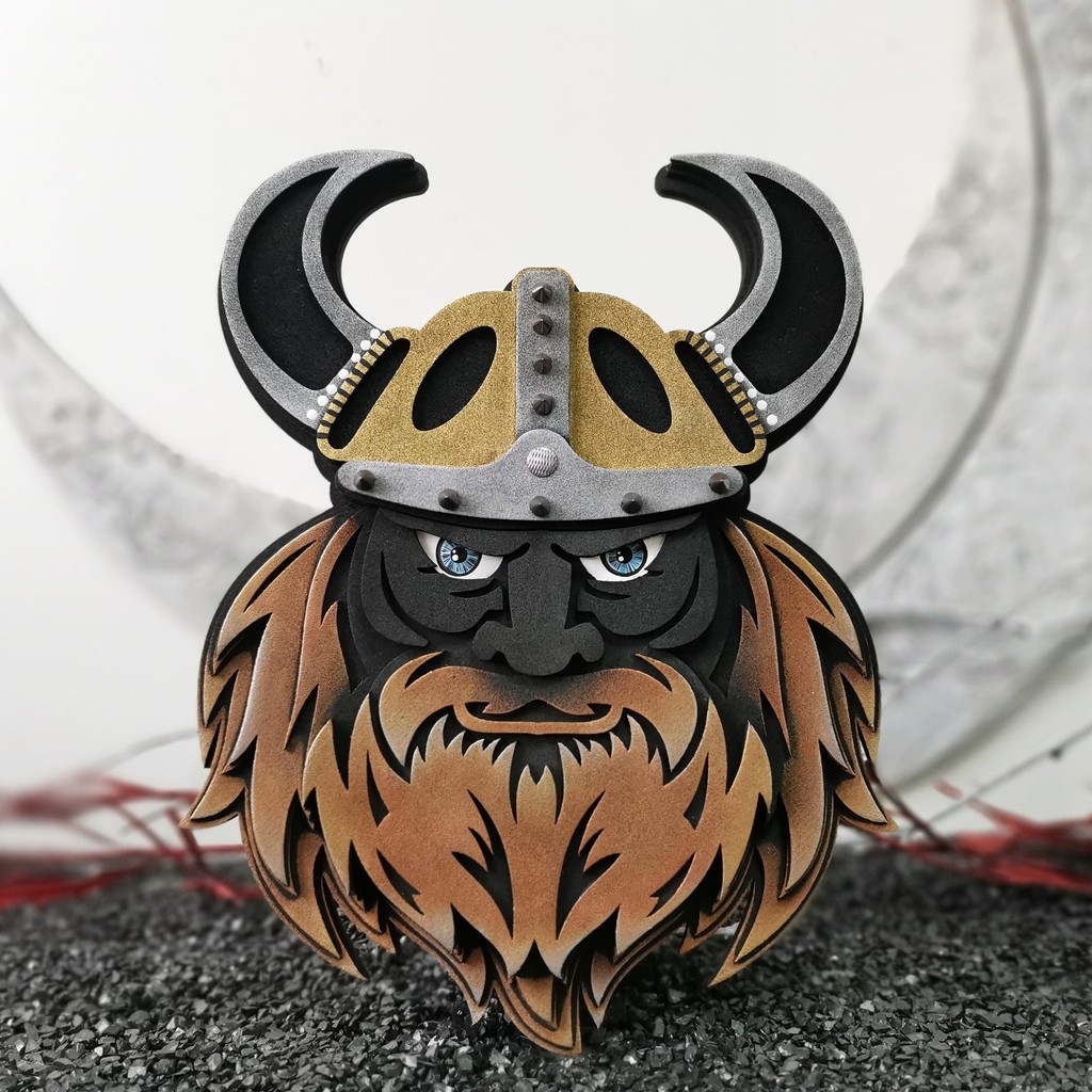 VIKING Totem – Personalized Viking Gift for Friends at Doshe.Store