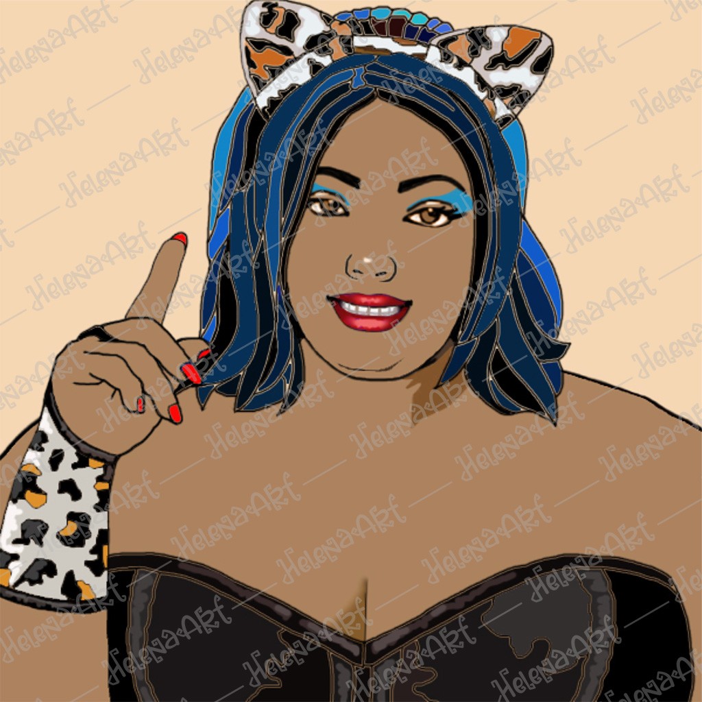 Playful and Creative: Plus Size Digital Print Designs for T-Shirts & Bags