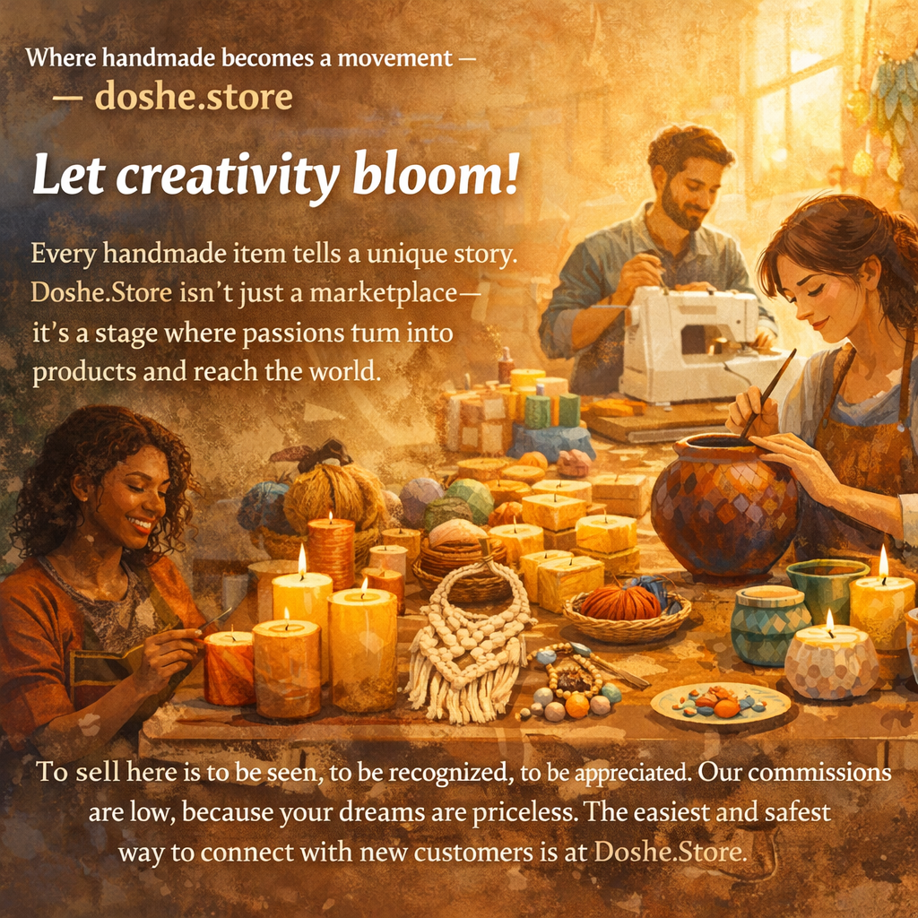 Let Creativity Bloom – Why Doshe.Store is More Than Just a Marketplace