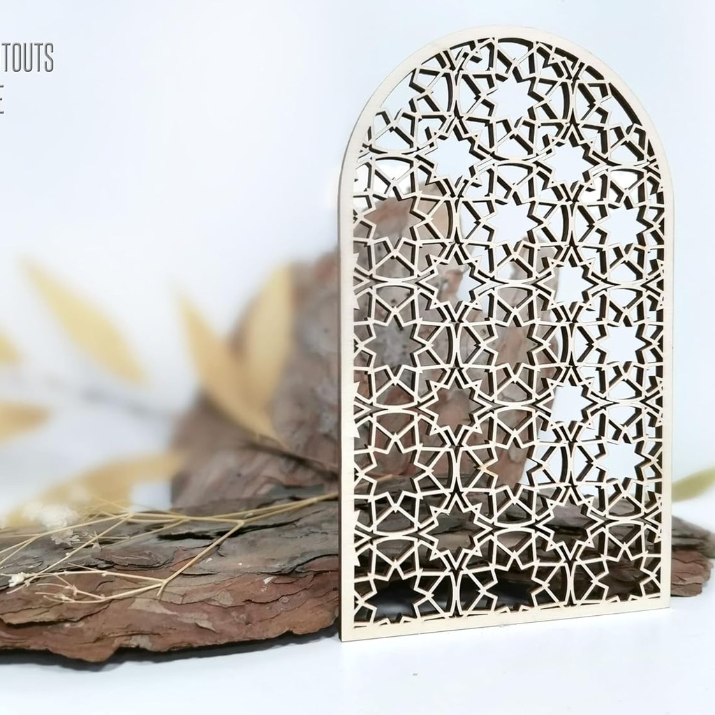 Laser Cut Wood Ornaments #6 – Versatile Birch Plywood Cutouts