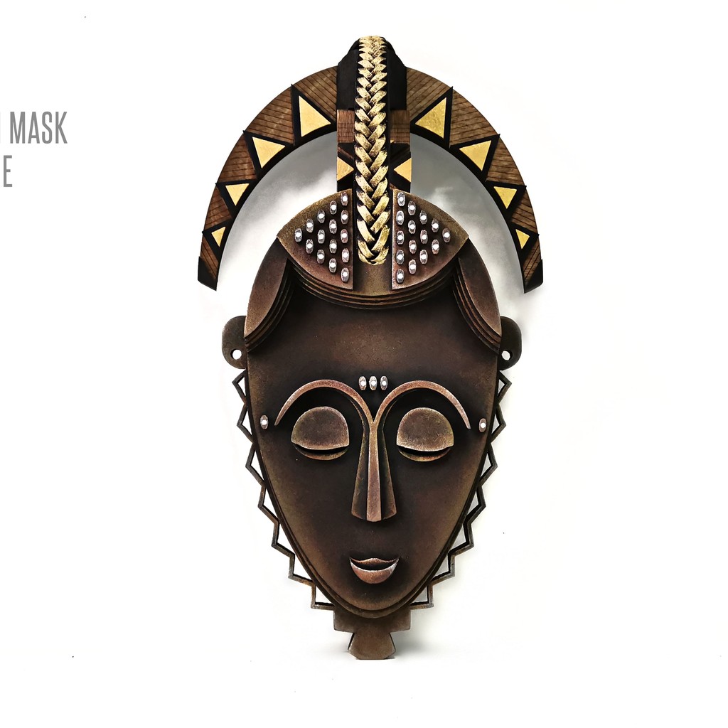 AFRICAN MASK – Unique Handmade Wall Art for Home Decor