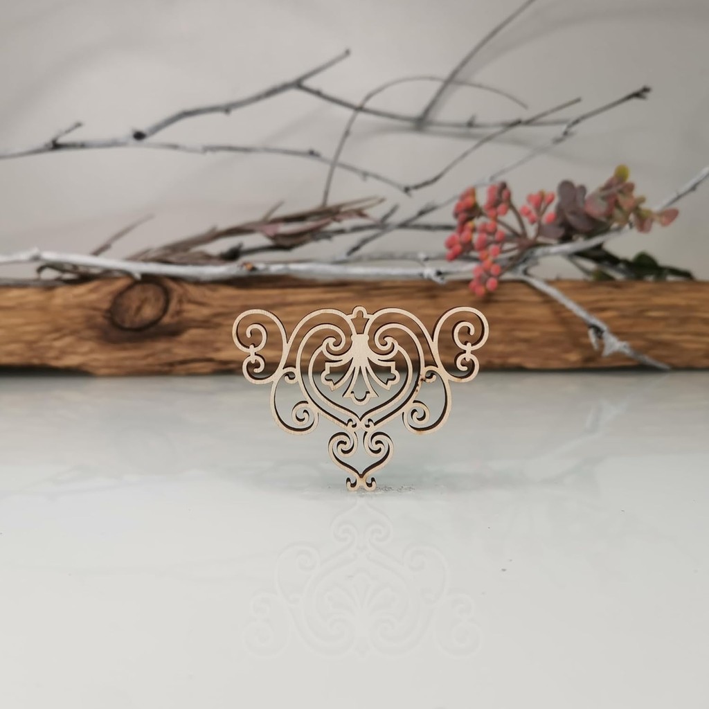 Laser Cut Wood Ornaments #43 – Victorian Elegance Set