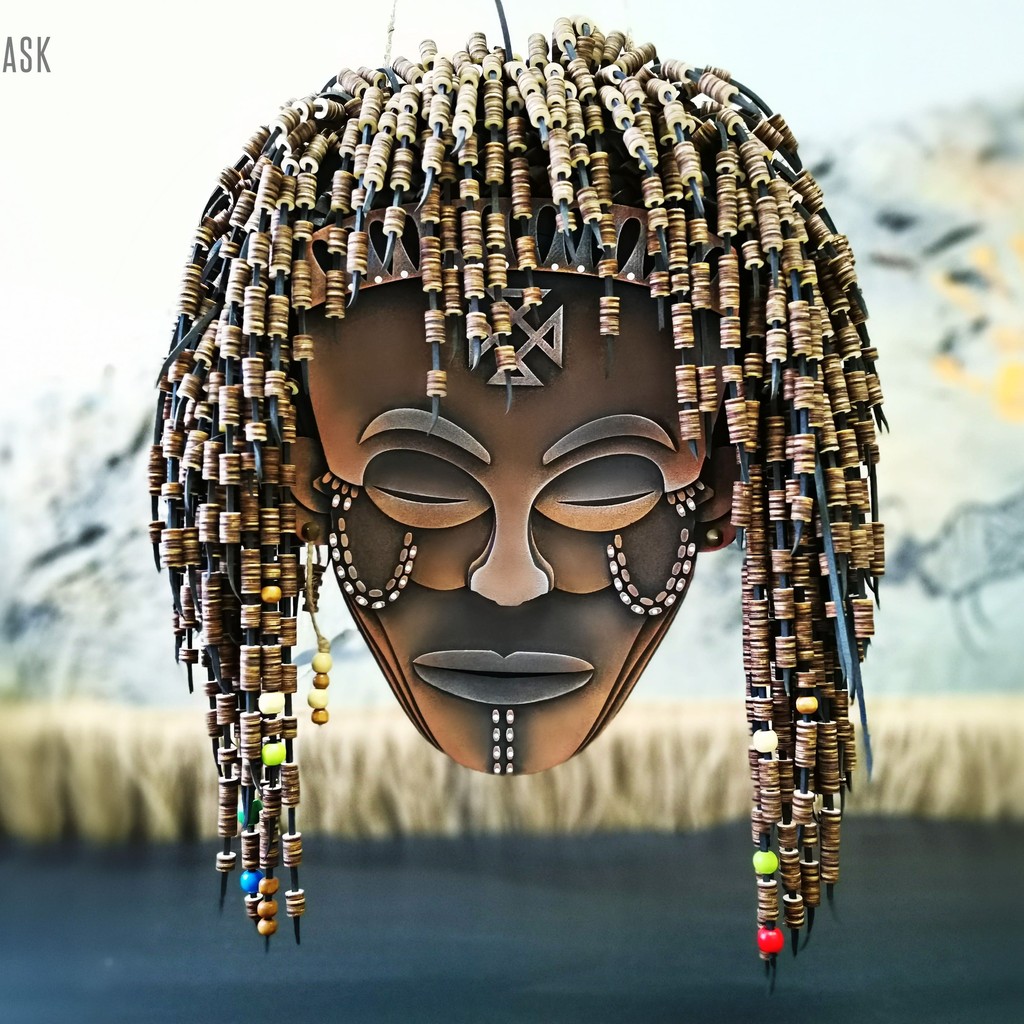 AFRICAN MASK Wall Art – Unique Handmade Home Decor on Doshe.Store