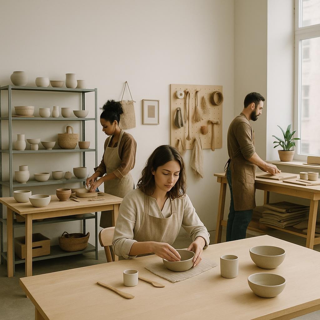 Independent Artists and Creators Behind Handmade Products