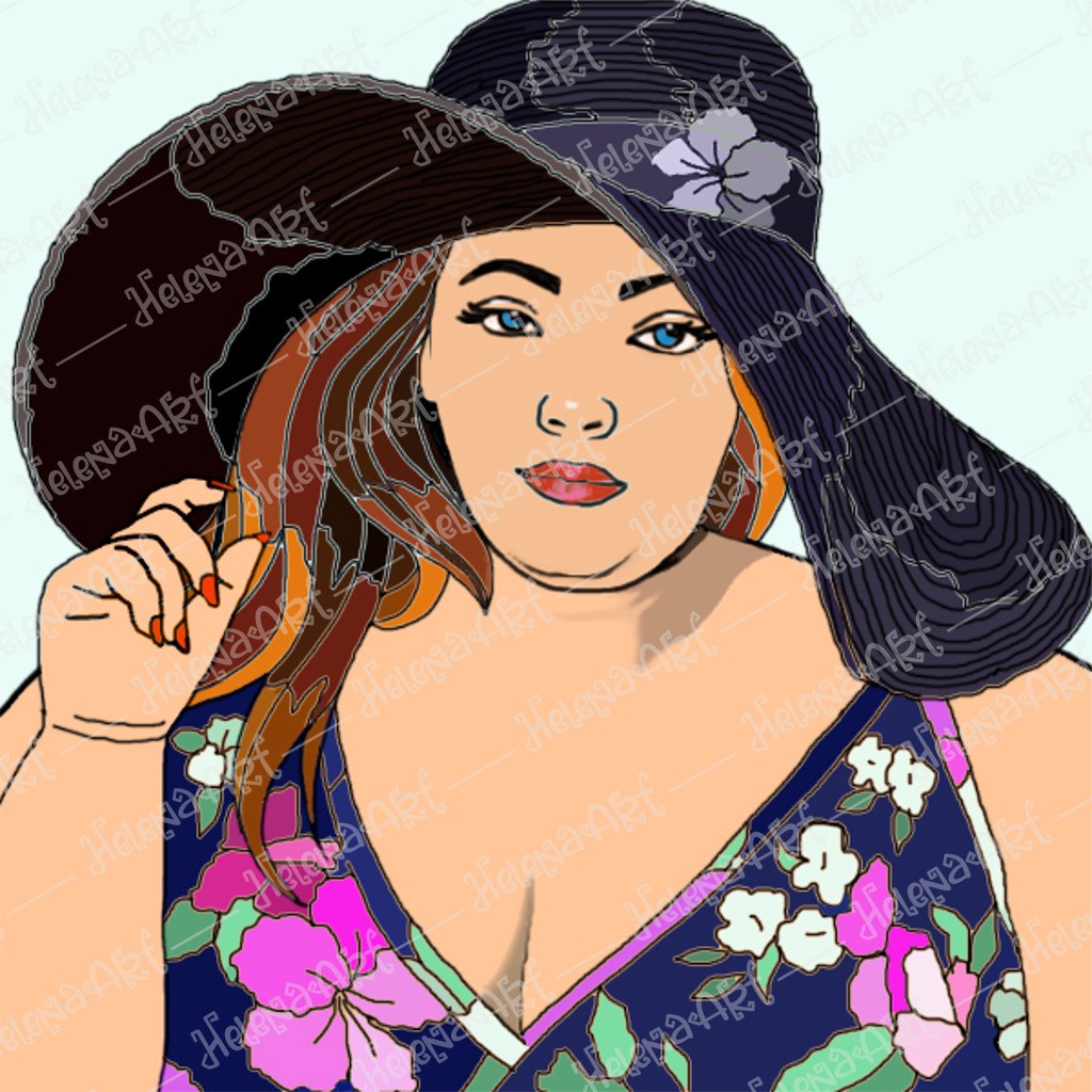 Confident, Not Sorry: Digital Print Design for Curvy Women