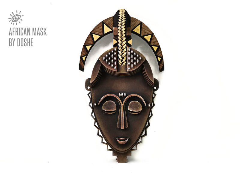 AFRICAN MASK - Africa Home decor Wall art