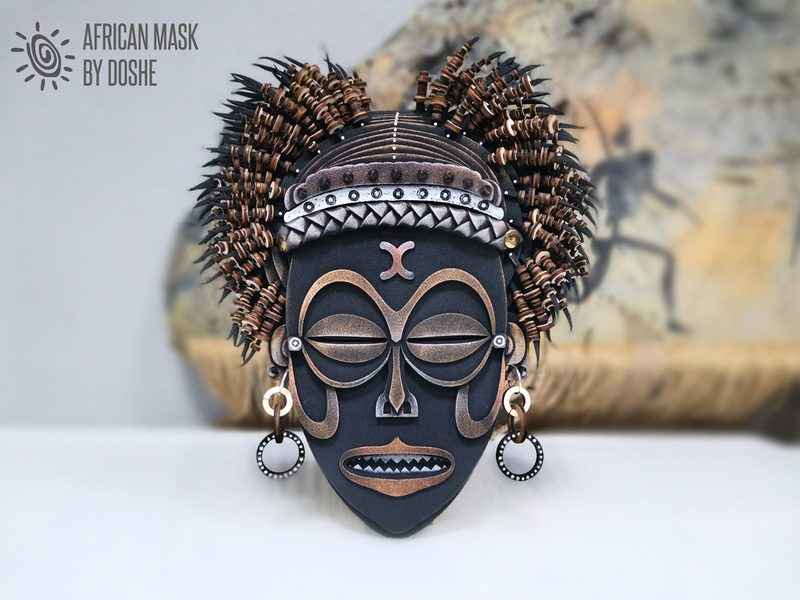 AFRICAN MASK - Africa Home decor Wall art