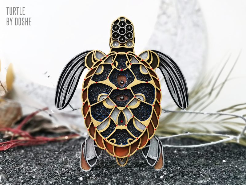 TURTLE Totem - Spirit animals - Personalized Birthday gifts for best friends