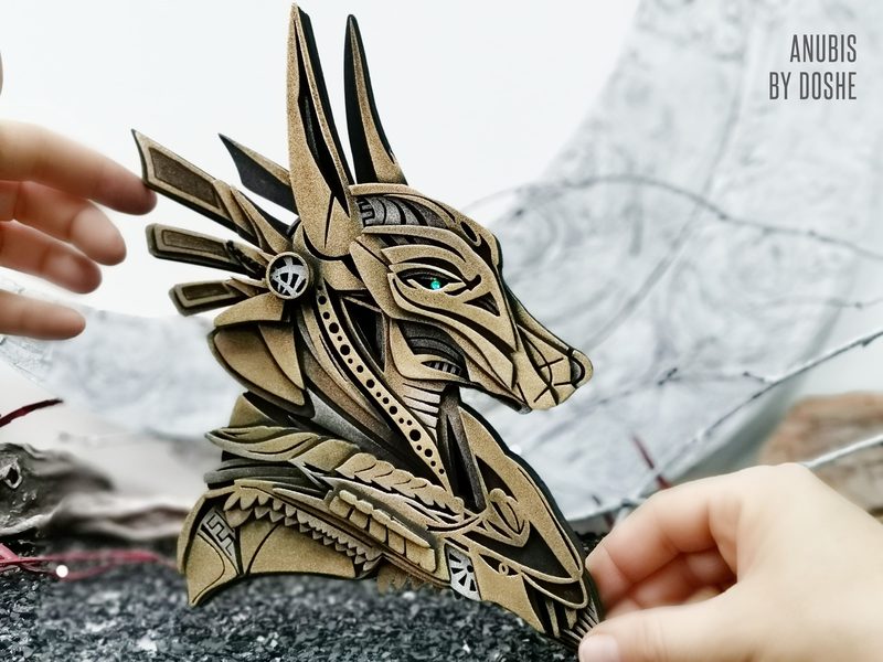 ANUBIS ornament - Ancient Egyptian God of the dead - Cool gifts for friends