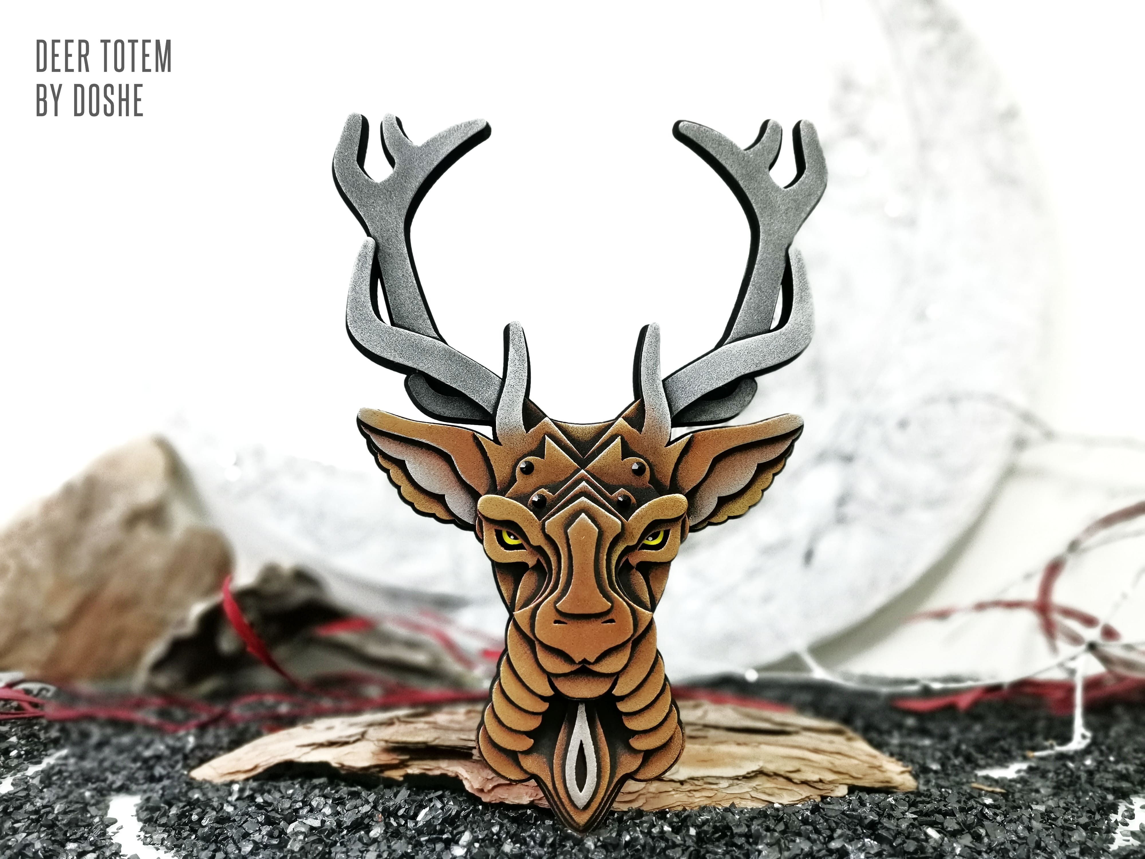 DEER Totem ornament - Spirit animals - Unique Birthday gifts for friends