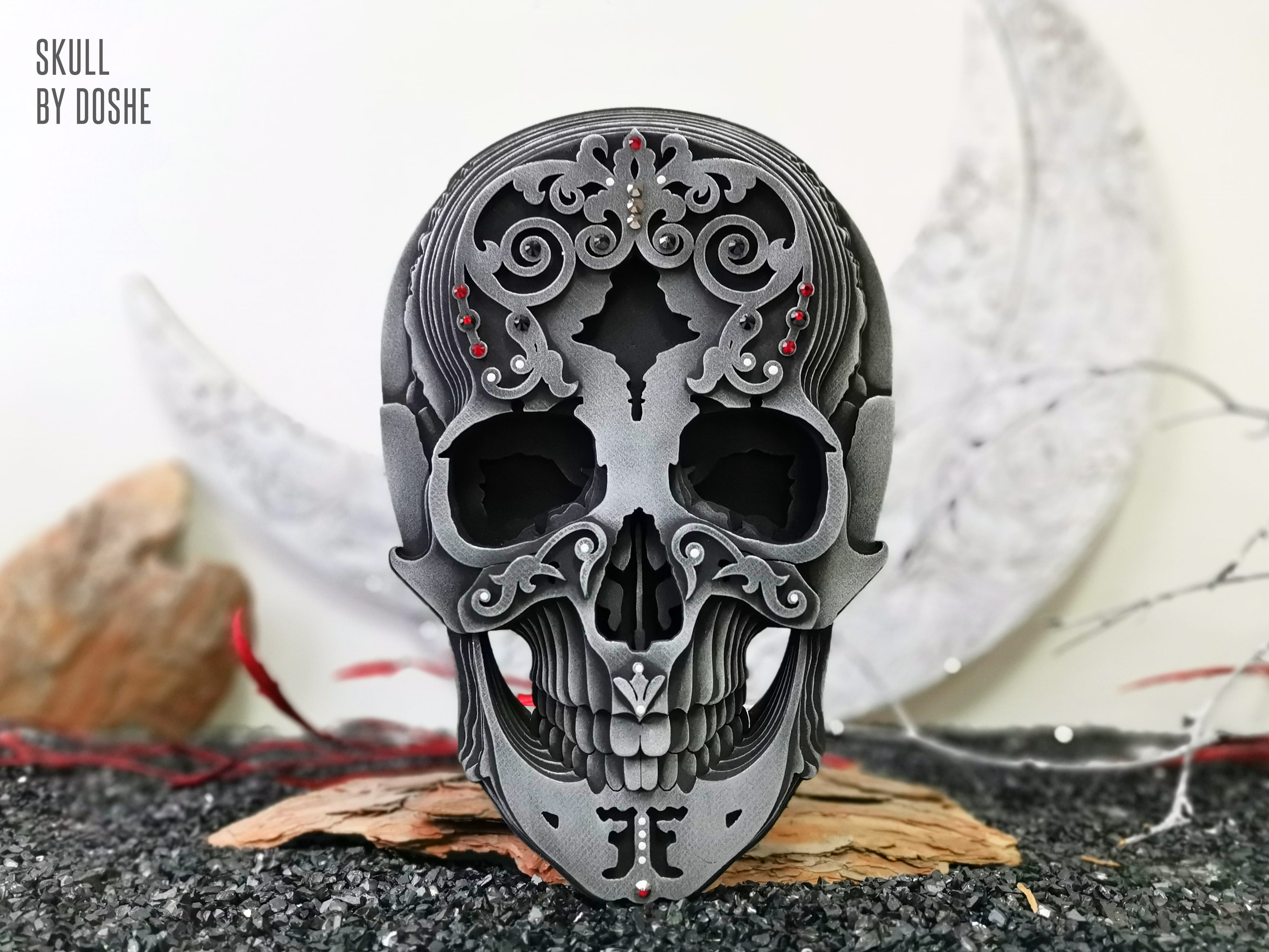 SKULL Ornament - Cool Halloween gifts for best friends