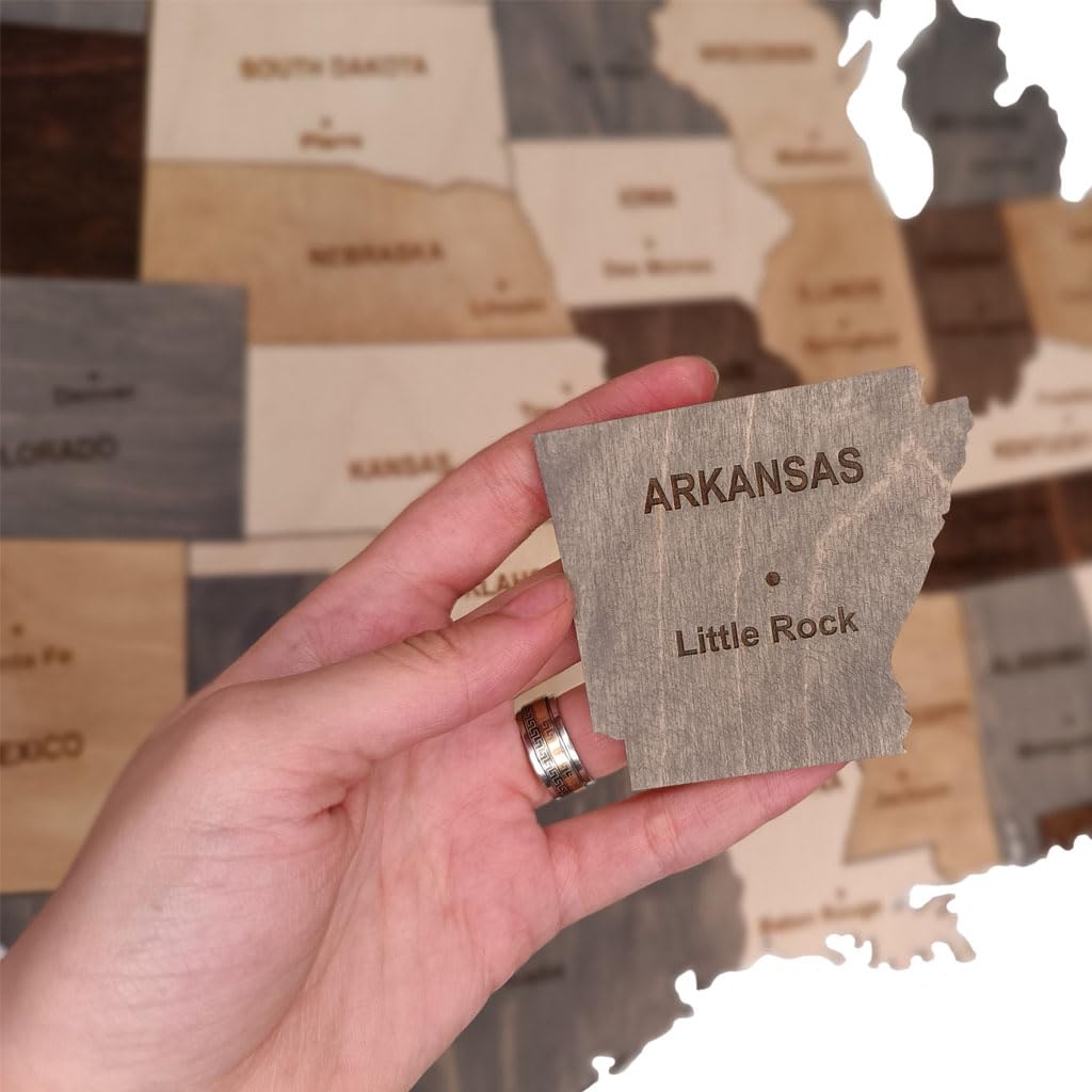 USA Map Brown — photo 2