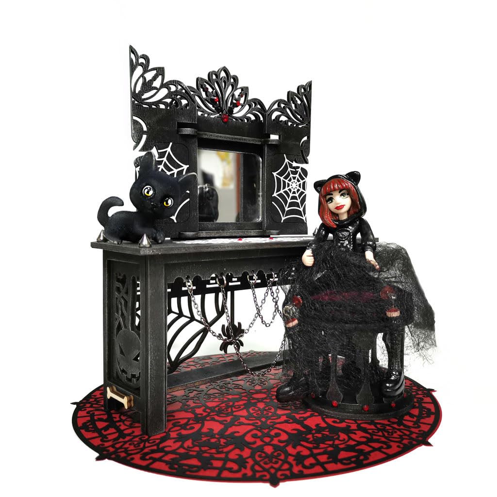 VANITY Pouf- Exclusive Haunted Dollhouse furniture — photo 2