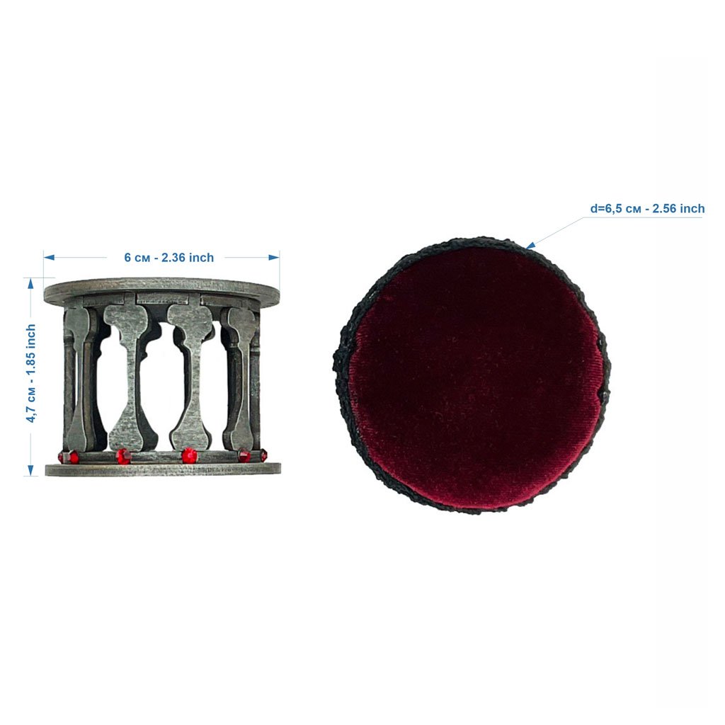 VANITY Pouf- Exclusive Haunted Dollhouse furniture — photo 7